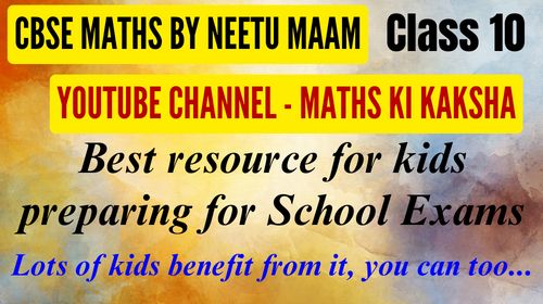 CBSE Maths Video Lectures